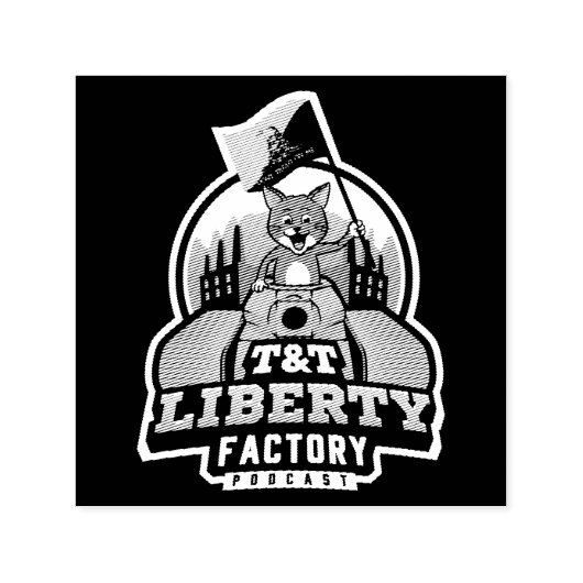 T&T Liberty Factory Self Inking Briefmarke Permastempel (Design)