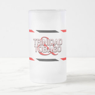 T&T Souvenir-Frosted-Mug Mattglas Bierglas