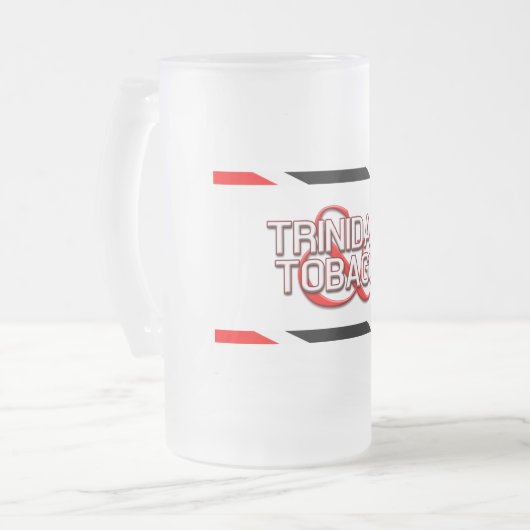 T&T Souvenir Mattierte Tasse (Vorderseite Links)