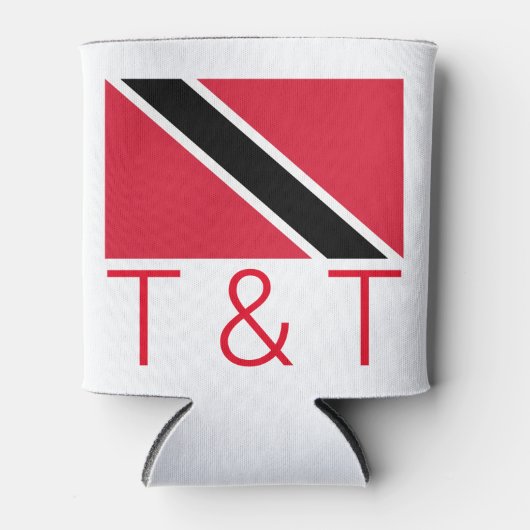 T & T - Trinidad und Tobago Dosenkühler (Vorderseite)