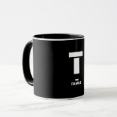 T(Tango) NATO Phonetischer Alphabet & Morse Code Tasse (Vorderseite Links)