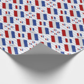 T Tango Nautical Signal Flag | Seecode Geschenkpapier (Ecke)