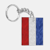 T Tango Wasserfarbe Wasserzeichen Seeflagge Schlüsselanhänger (Vorderseite links)