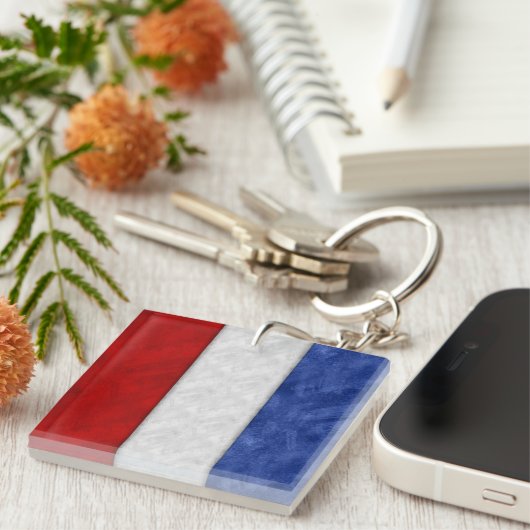 T Tango Wasserfarbe Wasserzeichen Seeflagge Schlüsselanhänger (Vorderseite rechts)