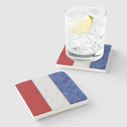 T Tango Wasserfarbe Wasserzeichen Seeflagge Steinuntersetzer (Seitenansicht)