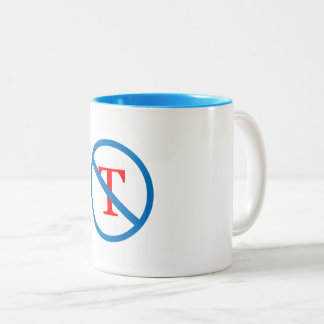 T-Tasse verbieten Zweifarbige Tasse
