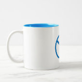 T-Tasse verbieten Zweifarbige Tasse (Links)