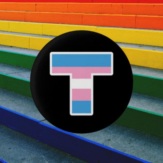 T-Taste für die Hauptstadt Trans Pride Button