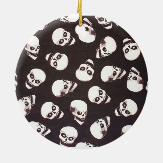 T�tes des Todes offen (1) - Keramik Ornament (Hinten)