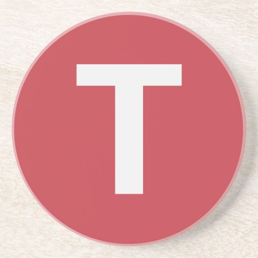 T Third Street Icon-Achterbahn Getränkeuntersetzer (Vorne)
