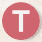 T Third Street Icon Coaster Getränkeuntersetzer (Vorne)