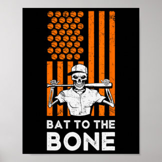 T to Bone Halloween Sell Skeleton verkaufen USA Poster