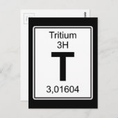 T - Tritium Postkarte (Vorne/Hinten)