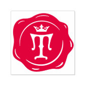 T - Ursprünglicher Buchstabe des antiken Wachs Sie Permastempel (Design)