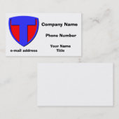 T VISITENKARTE (Vorne/Hinten)