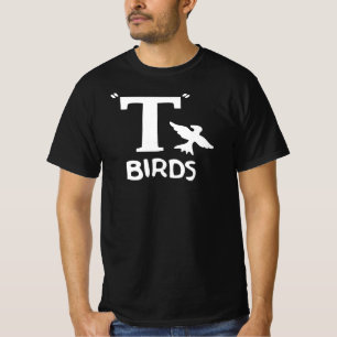 T Vogeldesign auf einem t-Shirt