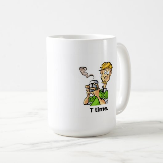 T-Zeit Tasse (VorderseiteRechts)