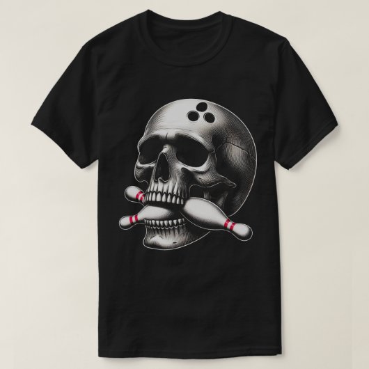 TA120-Bowling Ball T - Shirt (Design vorne)