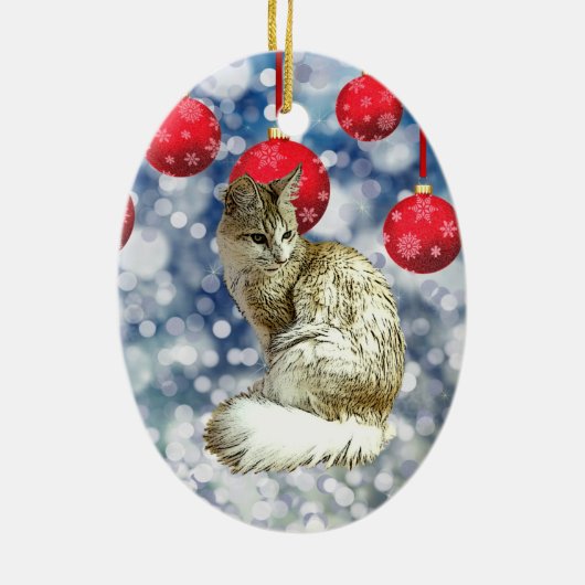 TA - Angora Cat Keramik Ornament (Hinten)