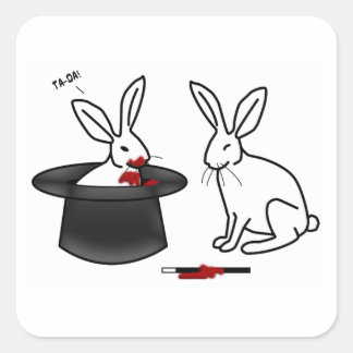 TA-DA! QUADRATISCHER AUFKLEBER