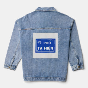 ta Hien hanoi beer street  Jeansjacke