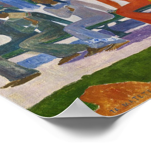 Ta Matete | Paul Gauguin Poster (Ecke)