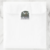 TA PRHOM TEMPEL RUNDER AUFKLEBER (Tasche)