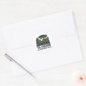 TA PRHOM TEMPEL RUNDER AUFKLEBER (Umschlag)