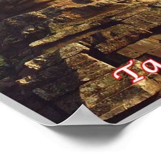 Ta Prohm - Kambodscha - Poster (Ecke)