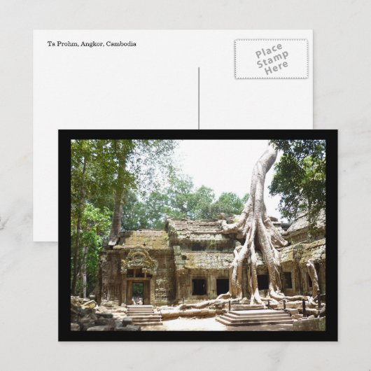 ta prohm postkarte (Vorne/Hinten)
