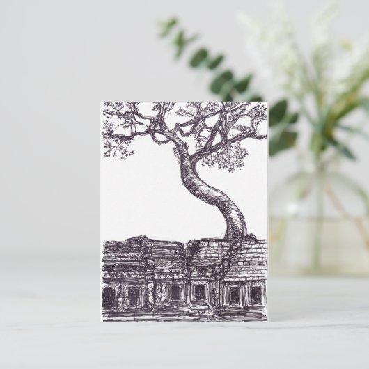 Ta Prohm, Siem Reap Postkarte (Stehend Vorderseite)