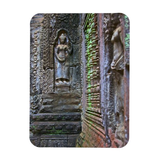 Ta Prohm Temple, Provinz Siem Reap, Kambodscha 2 Magnet (Vertikal)