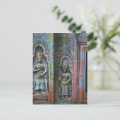 Ta Prohm Temple, Provinz Siem Reap, Kambodscha Postkarte (Stehend Vorderseite)