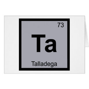 Ta - Talladega City Chemie Periodensystem