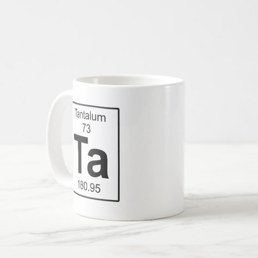 Ta - Tantal Kaffeetasse (Vorderseite Links)