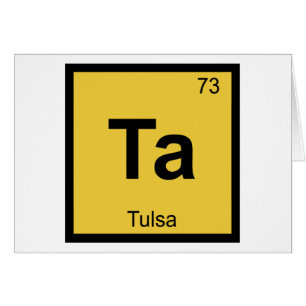Ta - Tulsa Oklahoma Chemie Periodensystem Stadt