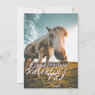 TA Valentinstag mit dampfendem Pferd