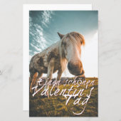 TA Valentinstag mit dampfendem Pferd (Vorne/Hinten)