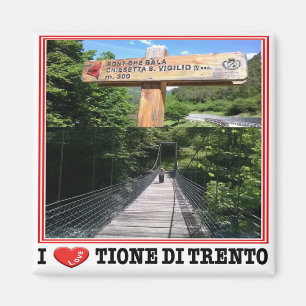 TAA004 TIONE DI TRENTO I Liebe, Italien, Kühlschra Magnet