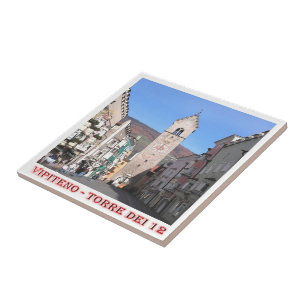 TAA007 VIPITENO, Turm von zwölf, Italien, Fliese
