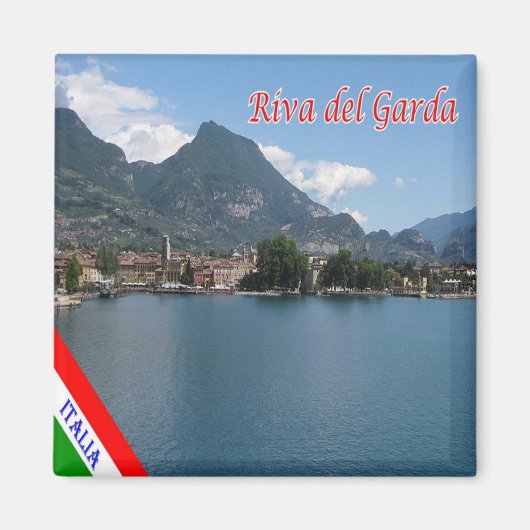 TAA023 RIVA DEL GARDA - Lake View - Italy - Fridge Magnet (Vorne)