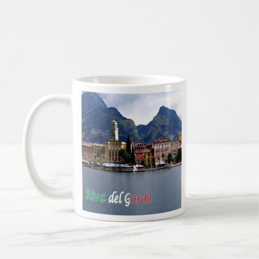 TAA025 RIVA DEL GARDA, Panorama, Kaffeetasse (Links)