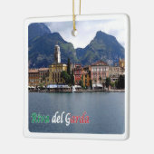 TAA025 RIVA DEL GARDA, Panorama, Keramikornament (Links)