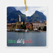 TAA025 RIVA DEL GARDA, Panorama, Keramikornament (Vorderseite)