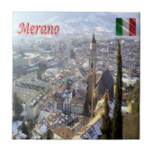 TAA033 MERAN MERANO, Luftfahrt, Fliese (Vorderseite)
