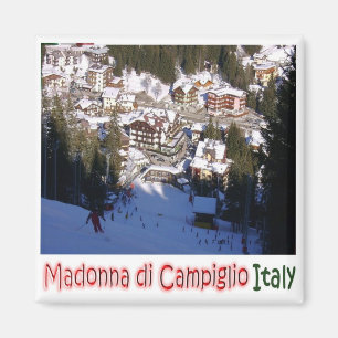 TAA036 MADONNA DI CAMPIGLIO, Luftsicht, Kühlschran Magnet