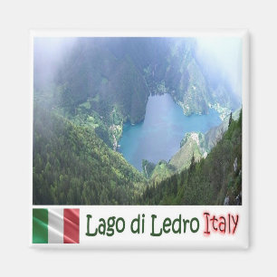 TAA038 LEDRO-See, Trentino Südtirol, Kühlschrank Magnet