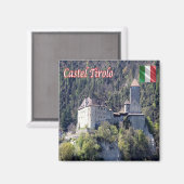 TAA053 TYROL CASTLE, Trentino Alto Adige, Kühlschr Magnet (Vorderseite/Rückseite)