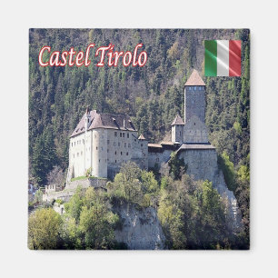 TAA053 TYROL CASTLE, Trentino Alto Adige, Kühlschr Magnet