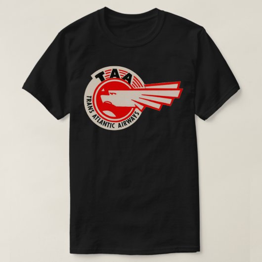 TAA Trans Atlantic Airways T-Shirt (Design vorne)